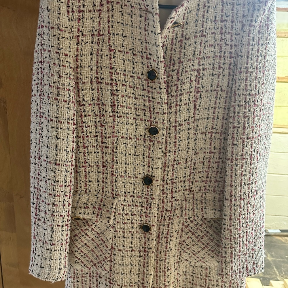 ZARA textured coat Like new super cute